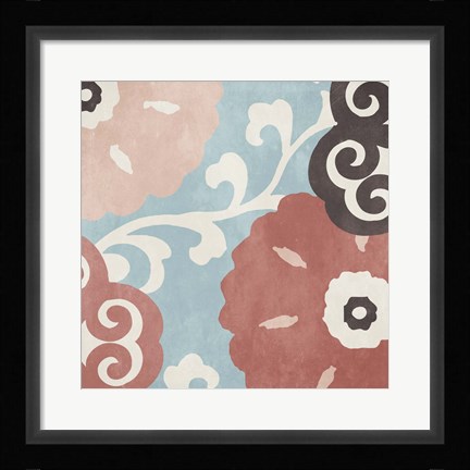 Framed Umbrella Skies III Print