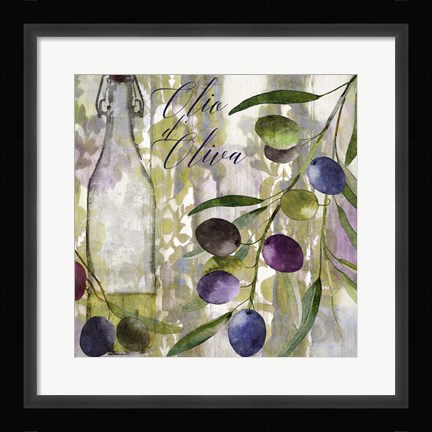 Framed Colors Of Tuscany I Print