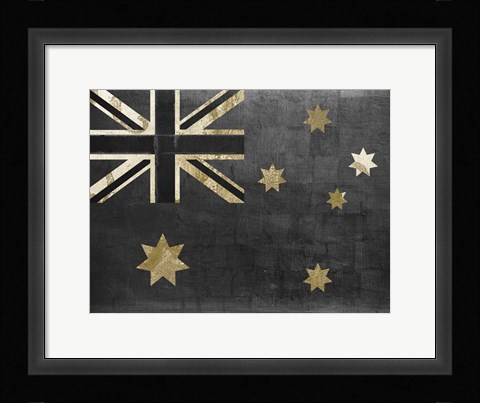 Framed Fashion Flag III Print