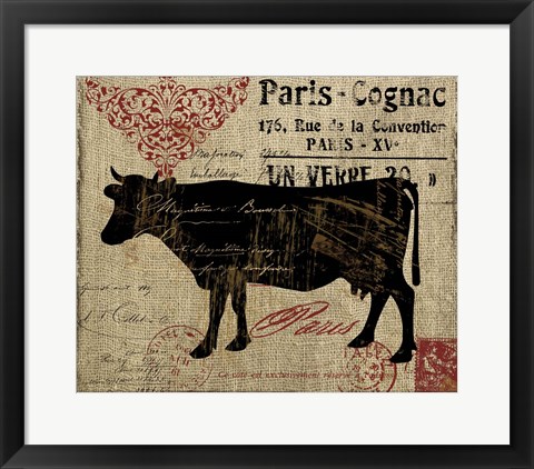 Framed Paris Farms I Print