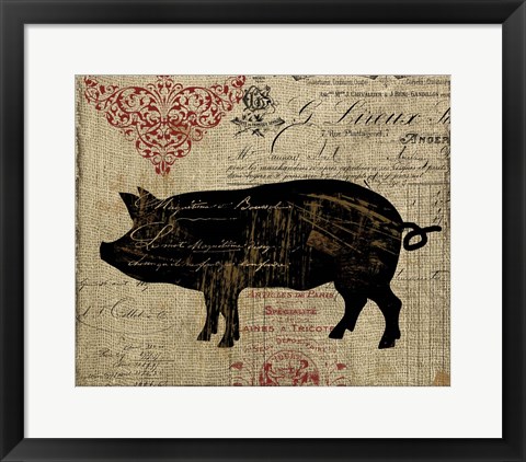 Framed Paris Farms II Print