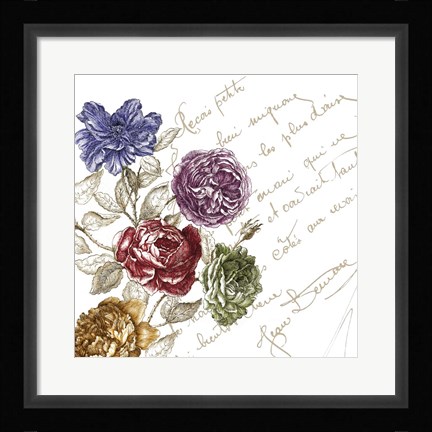 Framed La Belle Vie I Print