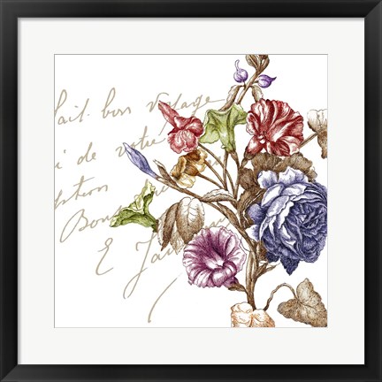 Framed La Belle Vie II Print