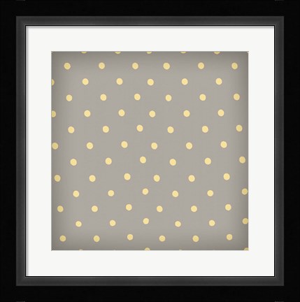 Framed English Garden III Print