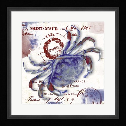 Framed Oceania I Print