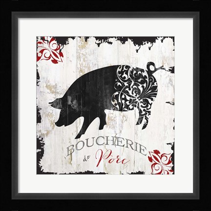 Framed Ferme IV Print