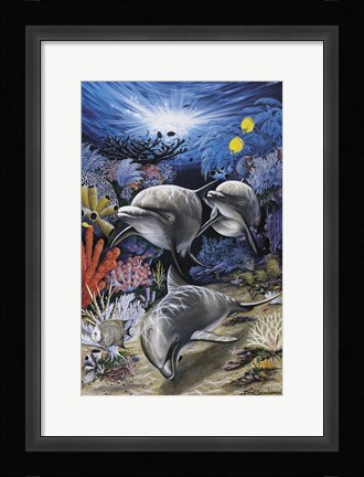 Framed In Search Of Mischief Print