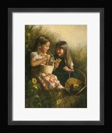 Framed Flowers Of Summer Print