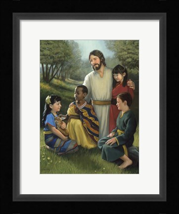 Framed Shepherd Of All Print