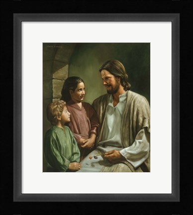 Framed Come Unto Me Print