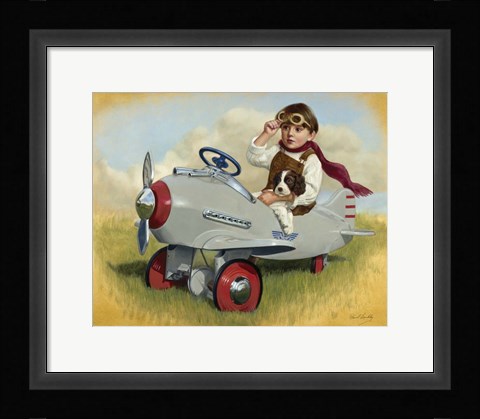 Framed 1941 Steelcraft Pursuit Plane Print