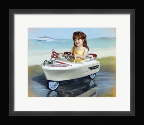 Framed 1968 Murray Jolly Rodger Print