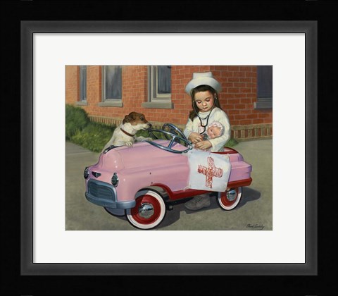 Framed 1949 Murray Comet Print