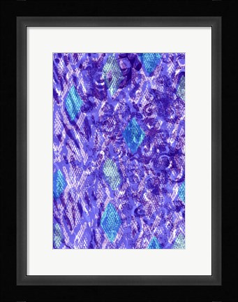 Framed Snake Skin II Print