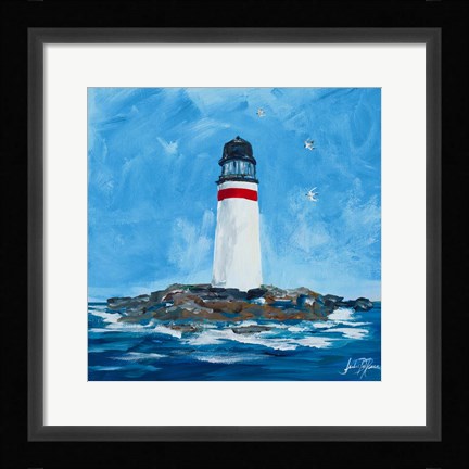 Framed Lighthouses I Print