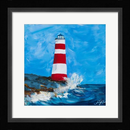 Framed Lighthouses II Print