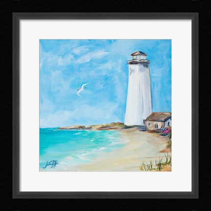 Framed Lighthouses III Print