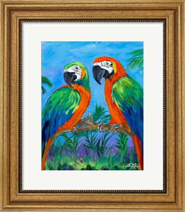 Framed Island Birds I Print