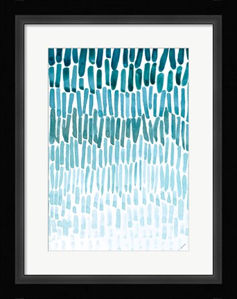 Framed Watercolor Raindrops Print
