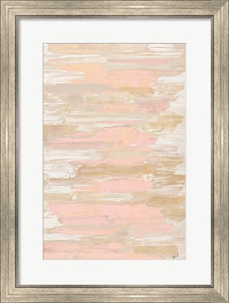 Framed Blush Rhizome Print