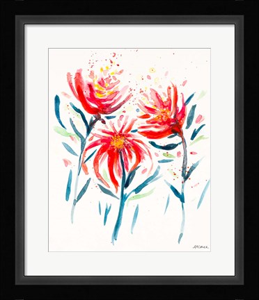 Framed Wild Flowers II Print