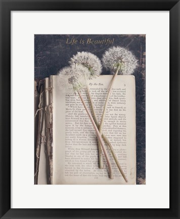 Framed Life is Beautiful Print