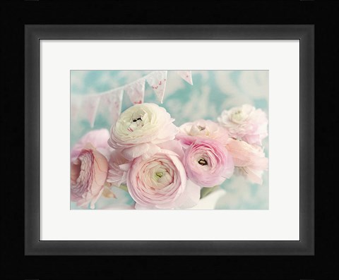 Framed Ranunculus Party Print
