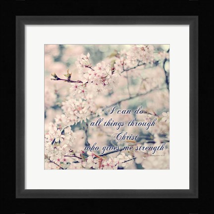 Framed Do All Things With Christ Print