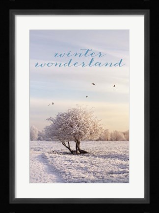 Framed Winter Wonderland Print
