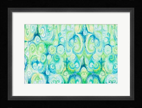 Framed Emerald Abstract Print