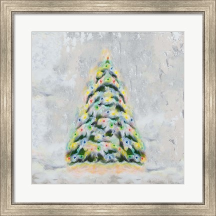 Framed Jolly Christmas Tree Print
