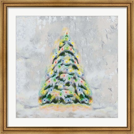 Framed Jolly Christmas Tree Print