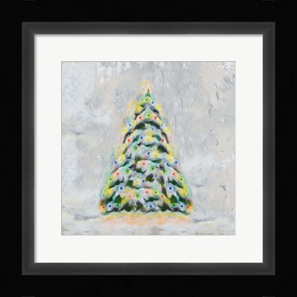 Framed Jolly Christmas Tree Print