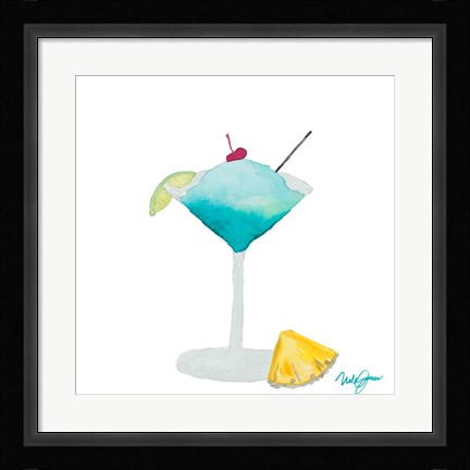 Framed Tiki Bar Tonics III Print
