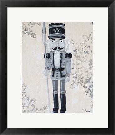 Framed Gray Nutcracker I Print