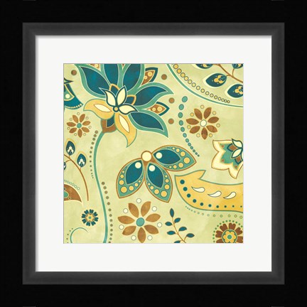 Framed Botanical Rhythm II Print