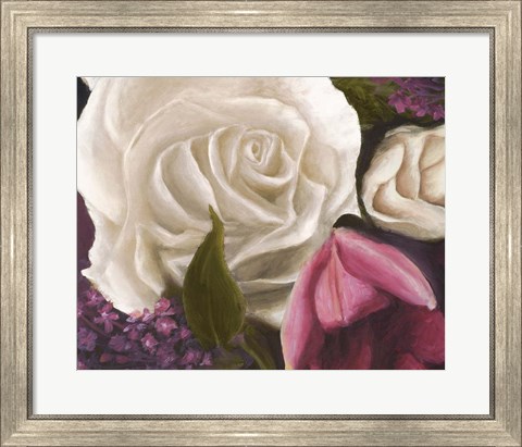 Framed Among the White Roses Print