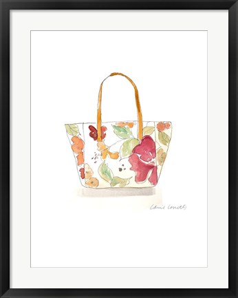 Framed Watercolor Handbags I Print