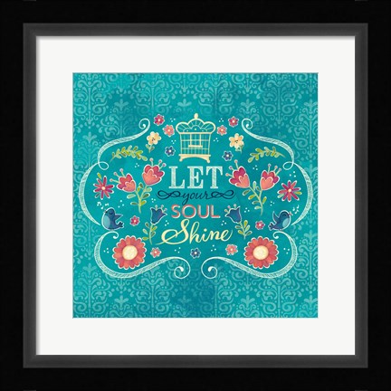 Framed Enjoy the Little Things II Print