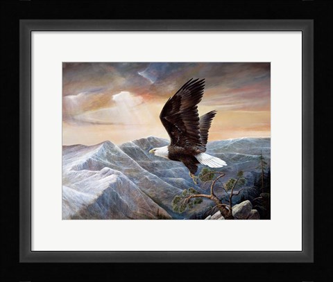 Framed Eagle's Lair Print