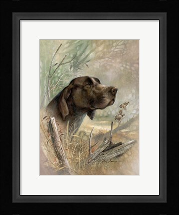 Framed Beauty on Point Print