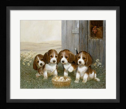 Framed First Peep Print