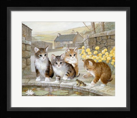 Framed Leap Frog Fun Print