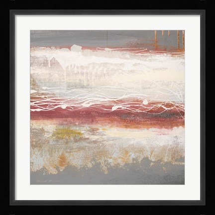 Framed Silver Wahn Square Print