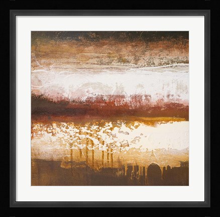 Framed White Wahn Square Print