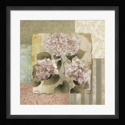 Framed Botanical Hydrangeas Print