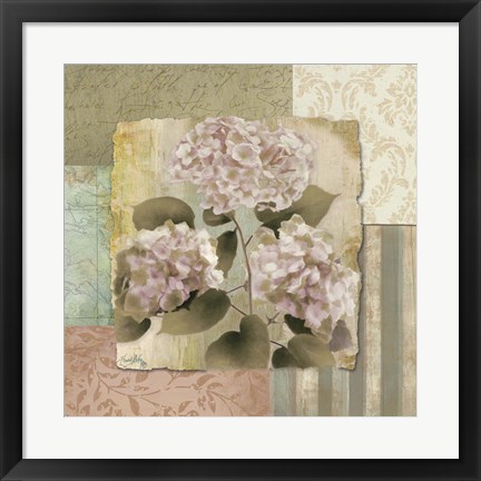 Framed Botanical Hydrangeas Print