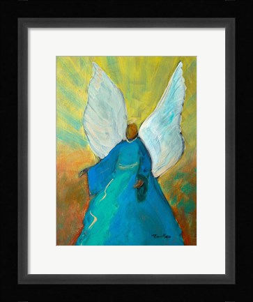 Framed Guardian Angel Print