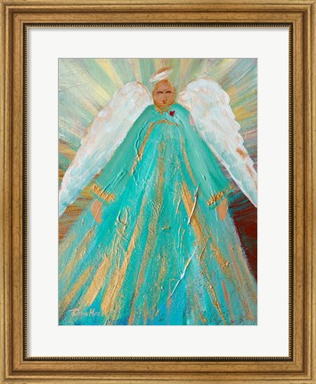 Framed Sing Your Heart Out Angel Print