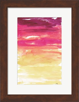 Framed Watercolor Paper I Print